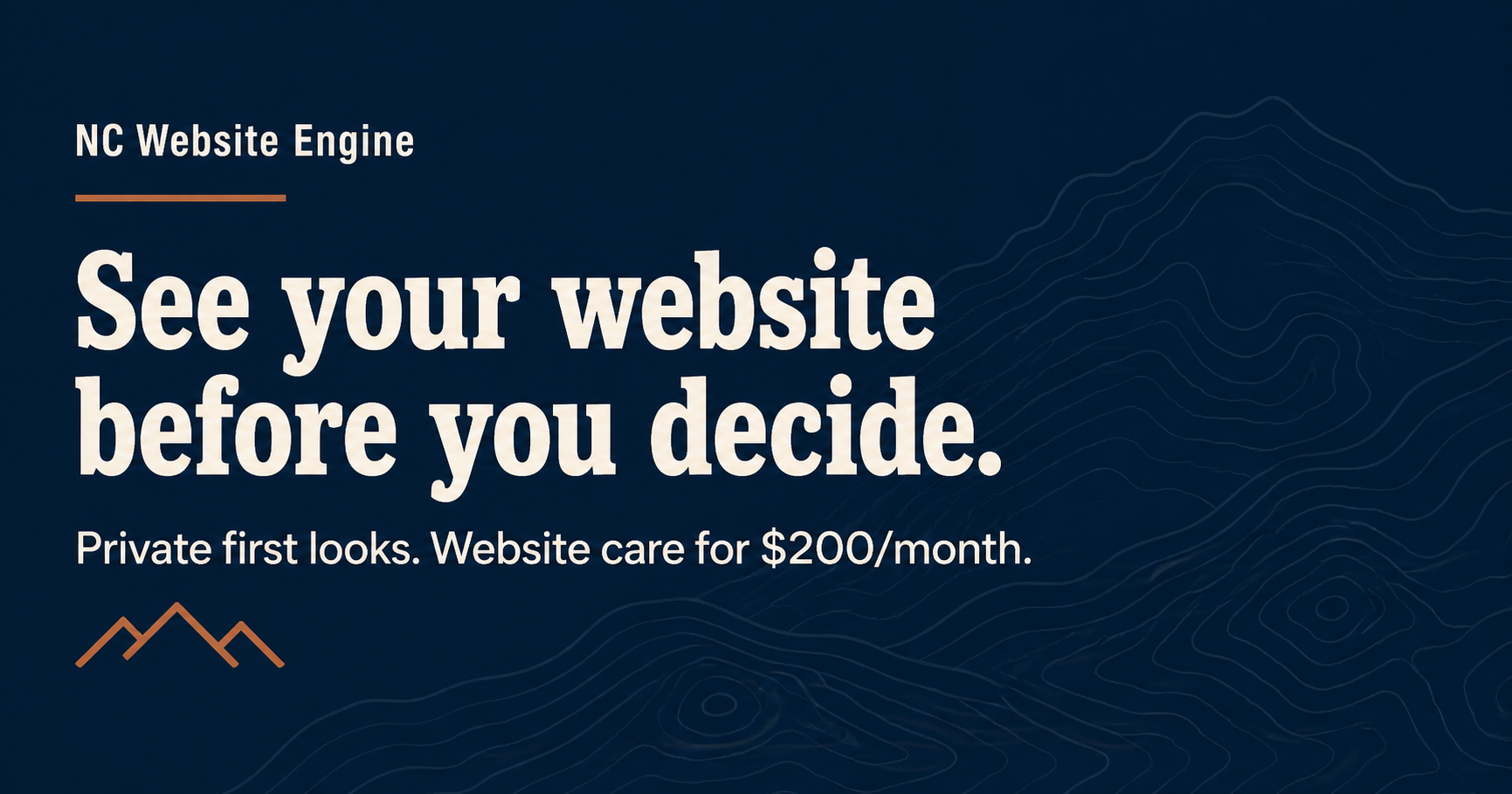 NC Website Engine website preview